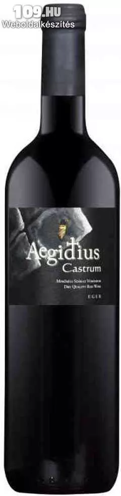 Száraz Vörösbor Aegidius - Castrum -Egri Bikavér 2011